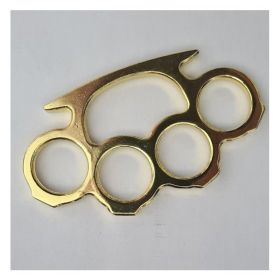 2pcs Titanium Steel Brass Brass Knuckles Multifunctional,self-defense Weapon,self-protection Knuckles (Option: 2Pcs)